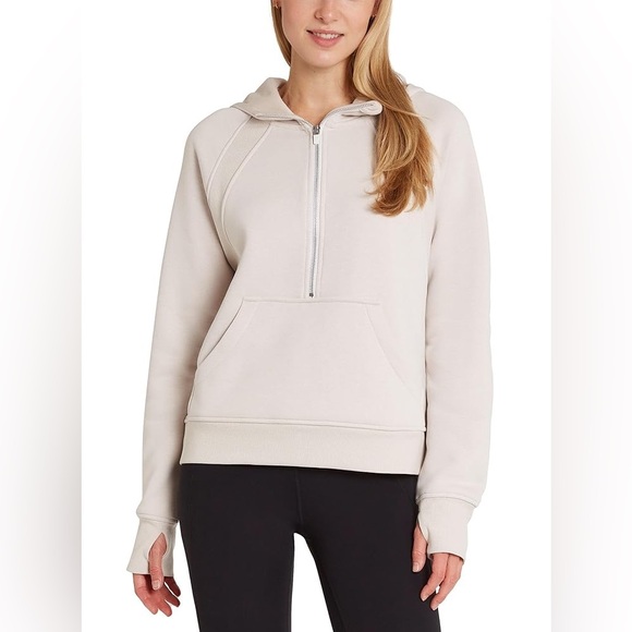 Danskin Women's Cream High-Neck Pullover - Picture 2 of 5